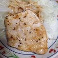 ちかcooking's cooksnap of when they made 簡単♪めかじきのガーリックバターソテー.