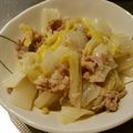 すーぱーにゃんのすけ's cooksnap of when they made 豚肉と白菜のニンニク炒め.