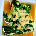 まとろ's cooksnap of when they made ニラの卵とじ.
