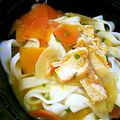 ユーロン's cooksnap of when they made 家にある野菜がた～っぷり♪なほうとう.