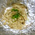 Jock's cooksnap of when they made えのき茸のホイル焼き.