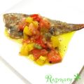 Rosemary＊'s cooksnap of when they made 鱈・白身魚のムニエル☆塩レモン野菜ソース.
