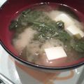 ゆのほなッチ★'s cooksnap of when they made 美味しくなった春菊の味噌汁.
