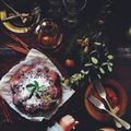 yhiroko's cooksnap of when they made ローズ家のクリスマスプディング.