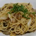 yuco100☆'s cooksnap of when they made 簡単ヘルシー　キノコの和風パスタ.