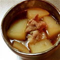 はりはりのママ's cooksnap of when they made ●簡単●丸大根と豚肉の煮物.