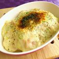 くみやび's cooksnap of when they made 長ネギとじゃがいものツナソースグラタン.