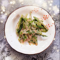 K0A9O0R8U♪'s cooksnap of when they made ＊スナップえんどうの柚子胡椒ごまマヨ＊.