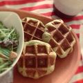 MIKIvMIKI's cooksnap of when they made 袋でもみもみ♪ワッフル～抹茶編☆.