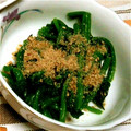 ウキウキウキエ's cooksnap of when they made 簡単副菜♪ほうれん草の柚子胡椒和え♪.