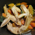 ちゃみ's cooksnap of when they made 和食のおかず☆かぼちゃと手羽先の煮物.