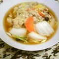 J・0505's cooksnap of when they made 白菜と肉団子のあったかスープ♪.