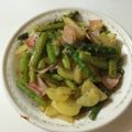 ninopino's cooksnap of when they made お弁当に☆アスパラとじゃが芋のチーズ炒め.