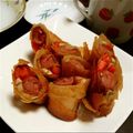 月の君's cooksnap of when they made きのことチーズの春巻き.
