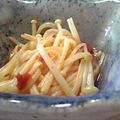 しおとも's cooksnap of when they made えのきの梅✿キムチあえ.