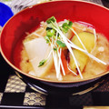 haruるんるん♪'s cooksnap of when they made 白カブとさつまいものお味噌汁.