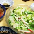 まめ＆かず's cooksnap of when they made 簡単！切って混ぜるだけ！レタスサラダ.
