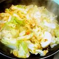 みね猫's cooksnap of when they made 超簡単！キャベツ大量消費♪ごま油酢炒め☆.