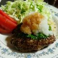 bellchia's cooksnap of when they made 塩麹で作る☆簡単あらびきハンバーグ.