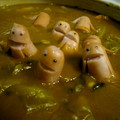 あーもこ's cooksnap of when they made ✿ソーセー人あらわる!!!和風カレー鍋✿.