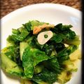 桜井凛子's cooksnap of when they made ベーコンとレタスのレモン炒め.