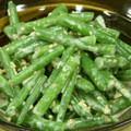 chieko333's cooksnap of when they made いんげんのゴママヨポン和え★.