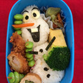mio0522's cooksnap of when they made 簡単☆オラフ キャラ弁.