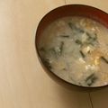 きらり流れ星's cooksnap of when they made にらと卵の味噌汁.