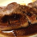 yuchinori's cooksnap of when they made ポークソテー★グレフルバルサミコソース.