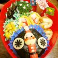 しーちょい's cooksnap of when they made 簡単！キャラ弁当☆カニカマでサンタさん☆.