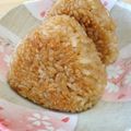 momonga222's cooksnap of when they made 残りゴハンで☆うまうま焼おにぎり.