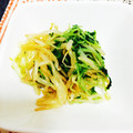 ＫawausosO's cooksnap of when they made 簡単☆もやしと豆苗の和え物.