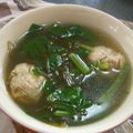 櫻子のママ's cooksnap of when they made メカブと団子のスープ.