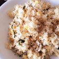 yuu＊i's cooksnap of when they made 居酒屋風★カリカリじゃこと梅のチャーハン.