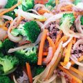 reico91's cooksnap of when they made ブロッコリーと牛ひき肉の和え物.