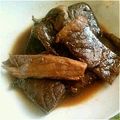 kinusun's cooksnap of when they made エコな鮪のあらで生姜醤油煮.