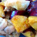 咲わんこ's cooksnap of when they made さつまいもと鶏ももの照り蒸し.