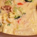 ５８５８'s cooksnap of when they made 豆乳三昧★引き揚げ湯葉→豆乳鍋→豆乳雑炊.