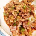 めんたんぴん's cooksnap of when they made 豚肉と長葱のニンニクポン酢炒め.