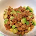 きよやよ's cooksnap of when they made ワサビ醤油でアボカドの納豆和え.