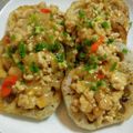 *Yumousemouse*'s cooksnap of when they made レンコンステーキ☆ピリ辛そぼろあんかけ！.