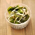 milk＊crown's cooksnap of when they made ねばつる♪えのきとオクラの副菜.