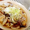 σ(´∀`すぅ)'s cooksnap of when they made ✿あさりのうどん✿.