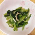 きえこ's cooksnap of when they made 超簡単！納豆タレで小松菜お浸し.