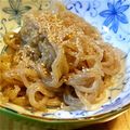 あきしの's cooksnap of when they made 糸こんにゃくのからしマヨあえ.
