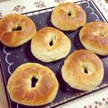 tonryuuki's cooksnap of when they made ふわふわ♪はちみつヨーグルトベーグル.