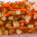 クック6X280I☆'s cooksnap of when they made 家にあるもので大根朝鮮漬け本格カクテキ.
