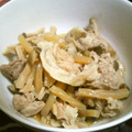 J・0505's cooksnap of when they made こんにゃくと豚肉の炒め煮.