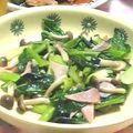 HappyMd's cooksnap of when they made ハイスピード♪　小松菜＆しめじ炒め.