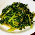 りくりくにゃんこ's cooksnap of when they made 苦くない！簡単大根の葉のわさび和え.